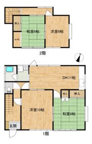 村田邸B棟の間取り画像