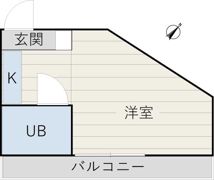 ドムール新北野の間取り画像