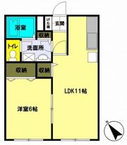 M＆Sハイムの間取り画像