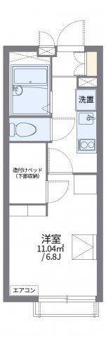 レオパレスカームの間取り画像