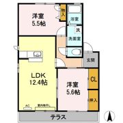 ディアスバンノの間取り画像