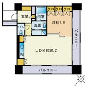 グランドメゾン福岡The Central Luxeの間取り画像