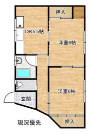 美月荘の間取り画像