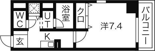 メルベーユ神田の間取り画像