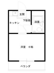 タカクラコーポの間取り画像