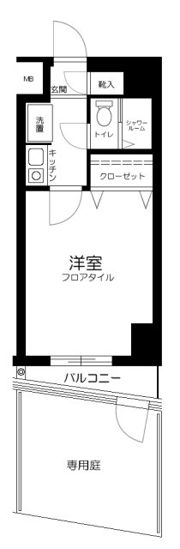 クレッセント白金の間取り画像