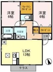 コージィーコート星田 B棟の間取り画像