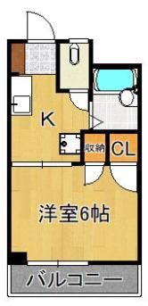 ゆにはコーポかなだの間取り画像