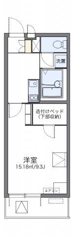 レオパレスソレーユⅢの間取り画像