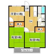 山口ハイツBの間取り画像