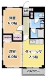 サニーハイツの間取り画像