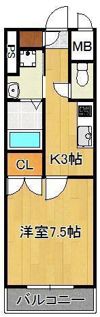 リファレンス小倉駅前の間取り画像