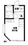 ビーンズ国立の間取り画像