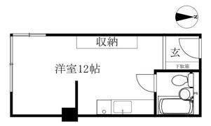 ミタライマンションの間取り画像