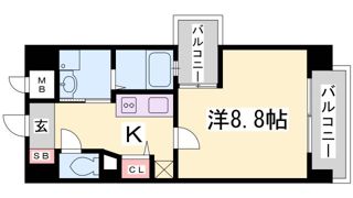 ベルフェリーク新神戸の間取り画像