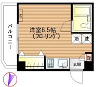 ベルメゾンムツロの間取り画像