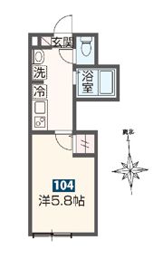 MELDIA星川の間取り画像