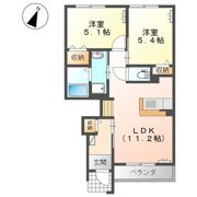 クレアの間取り画像