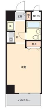 ライオンズマンション天神橋の間取り画像
