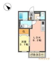 ラフィネ社台の間取り画像