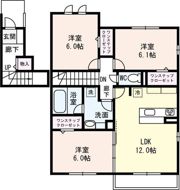 ラヴィベルセタ B棟の間取り画像