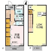 D-Room秋吉 B棟の間取り画像