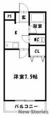 クリスタルハイツⅠの間取り画像