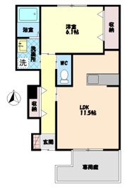 CADEL南昭和の間取り画像