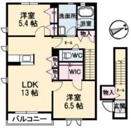 ラポールⅠの間取り画像