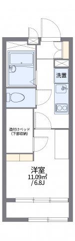 レオパレスリュエルの間取り画像