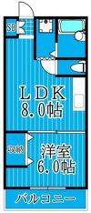 シャトー中原 女性限定の間取り画像
