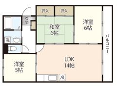 マンション美咲の間取り画像