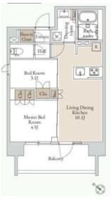 グランカーサ三ノ輪Ⅲの間取り画像