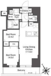 BluRock後楽園の間取り画像