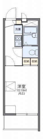 レオパレスサガミわたなべの間取り画像