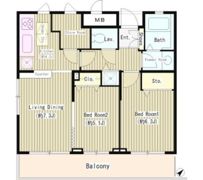 スクエア赤塚の間取り画像