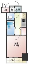 エステムコート新大阪の間取り画像
