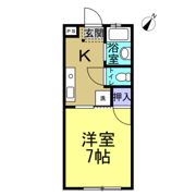 ハイツ成田の間取り画像