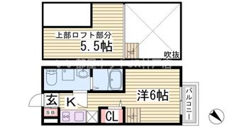 ラ・ヴィータ川西の間取り画像