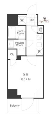 LEXE横濱関内の間取り画像