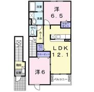 ブランシュールBの間取り画像