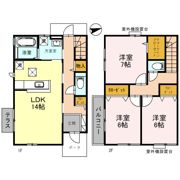 ローズヴィラ A棟の間取り画像