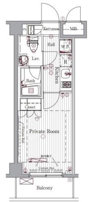 NISHI IKEBUKURO RESIDENCEの間取り画像