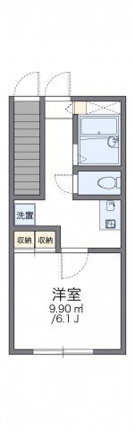 レオパレスパルポートの間取り画像