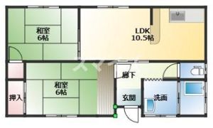 高尾野町上水流の間取り画像