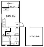 グランエッグス東中野Aの間取り画像