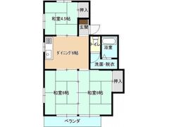江島ハイツの間取り画像