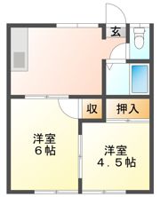 ライズコーポ打馬の間取り画像