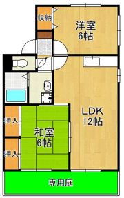 セジュールタカミAの間取り画像