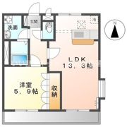 ラフォーレ木太の間取り画像